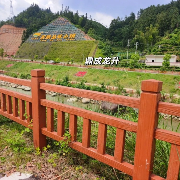 六竖护栏 仿木护栏