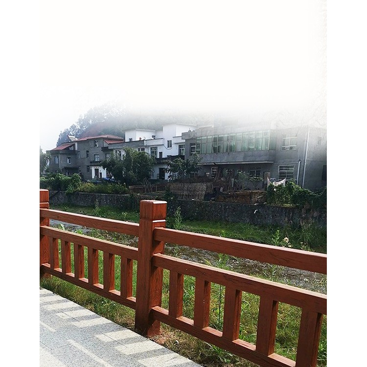 1.5米六竖护栏 仿木护栏