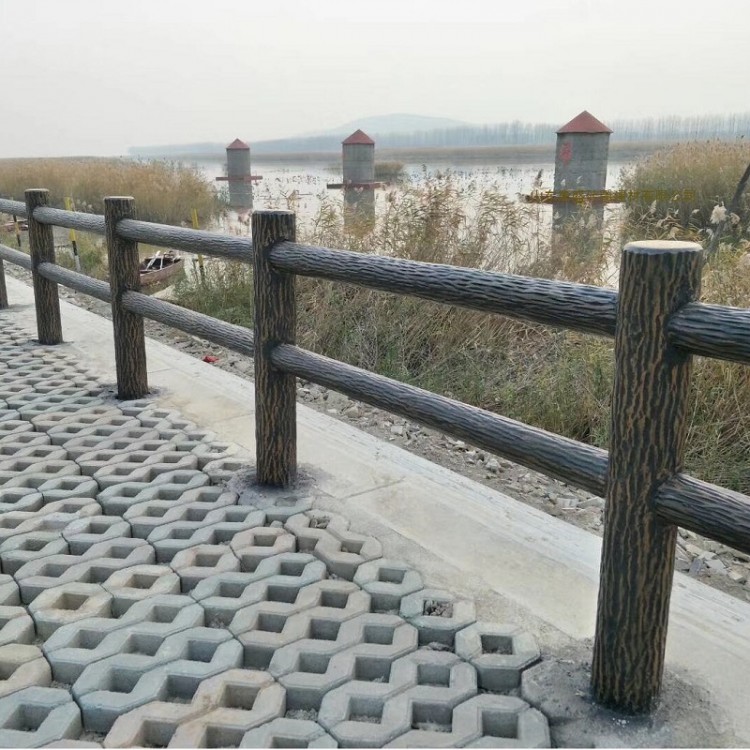 1.5米仿树皮二扶手护栏