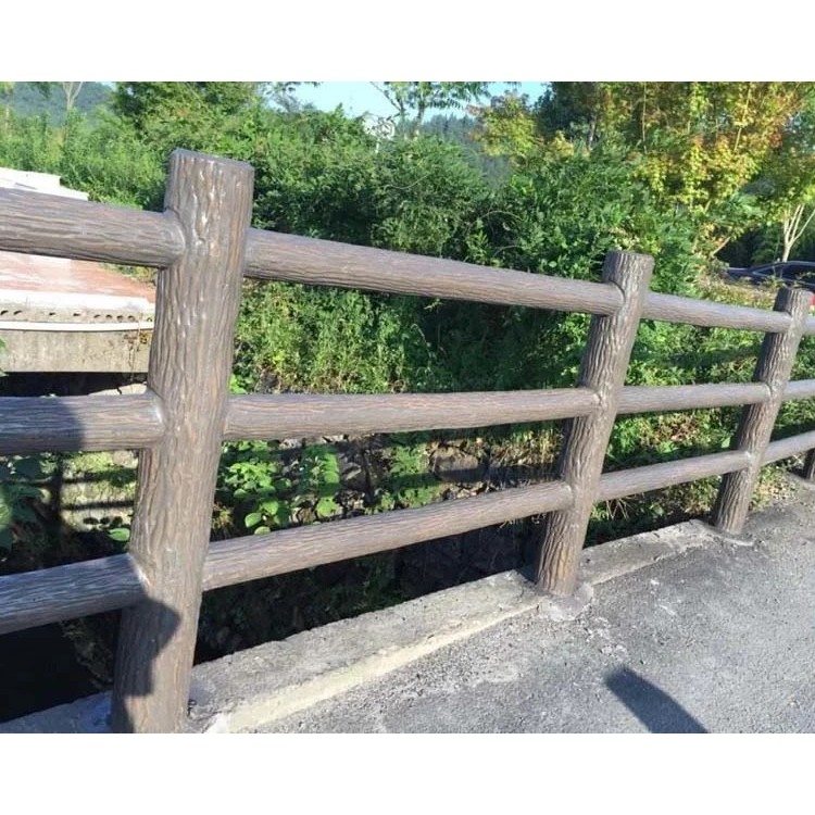 1.5米仿树皮三扶手护栏