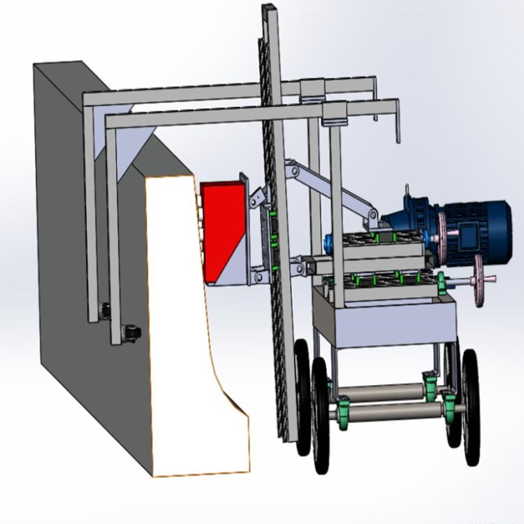 桥梁防撞墙凿毛机 护栏拉毛机 可定制尺寸