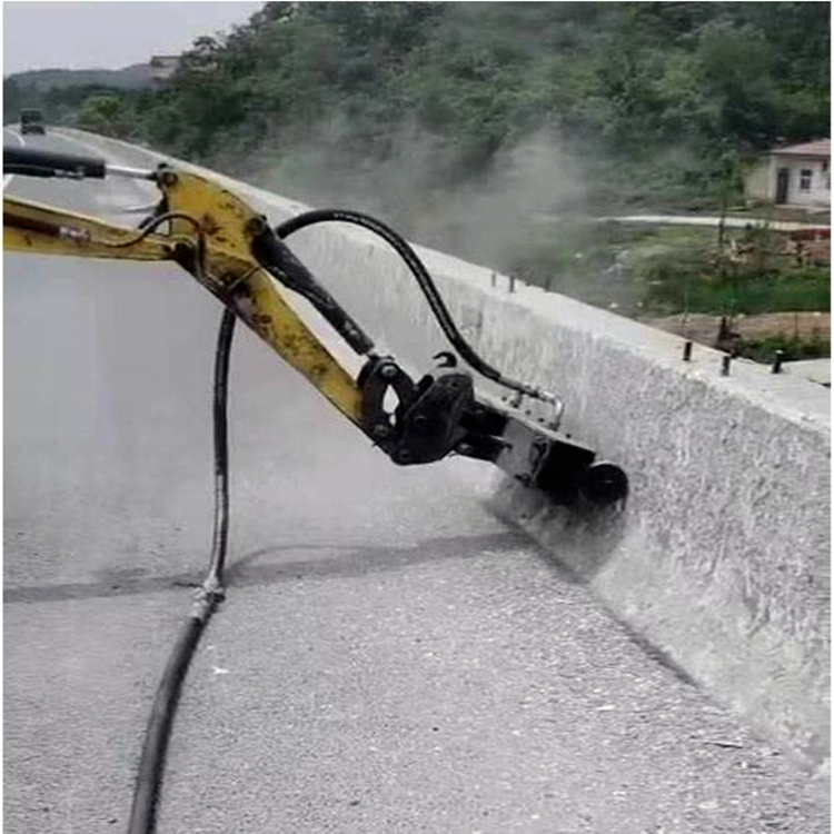 矮边墙弧面直面凿毛机 防撞墙护栏打毛机 多规格可选