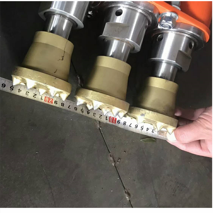 扶把式混凝土凿毛机 剔凿拉毛一体机 三头悬挂凿毛机