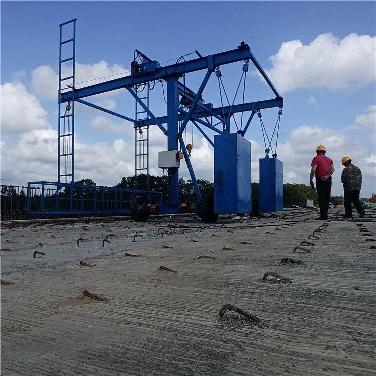 3吨防撞墙模板台车 护栏外侧施工台车厂家出售