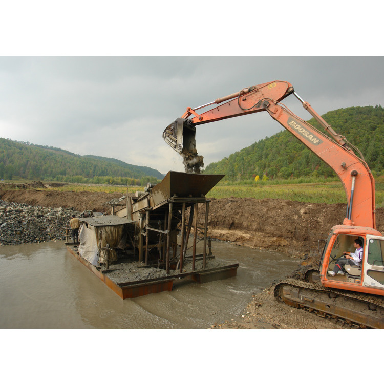 水上沙金选矿平台厂家