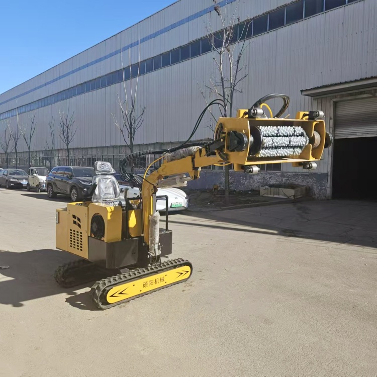 加长臂履带式混凝土打毛机 多功能隧道凿毛机