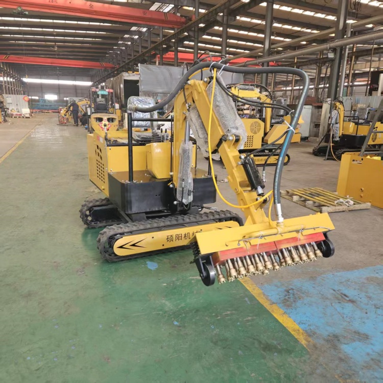 6尖凿毛头混凝土凿毛机 山东济宁隧道凿毛机配件出售