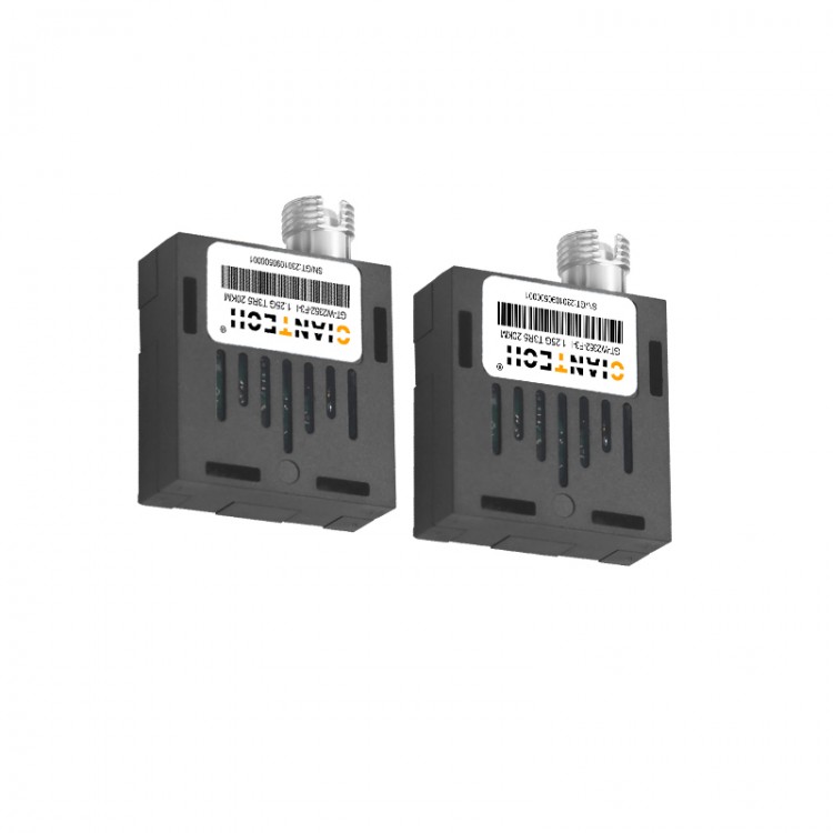 光特通信收发一体光模块1x9千兆单模单纤FC口工业级