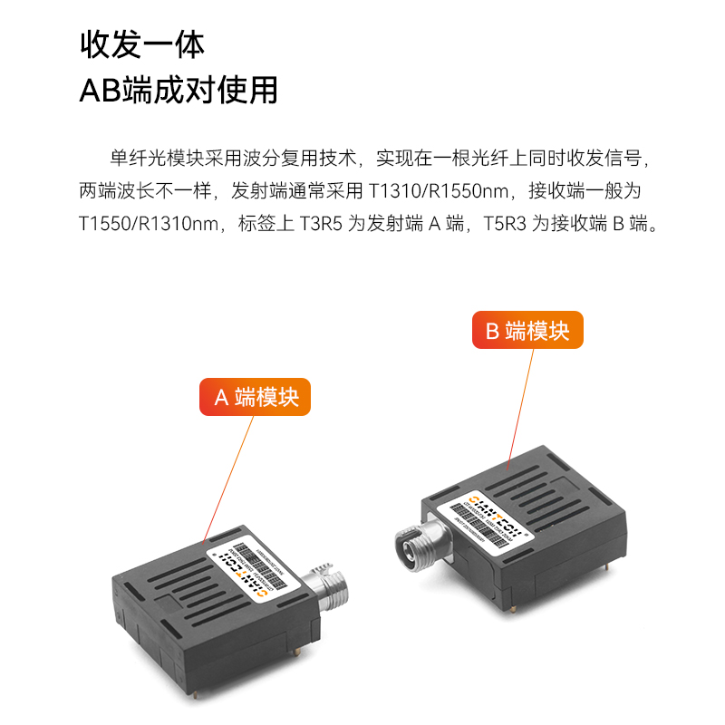 工业级全新1*9光模块155M单模单纤模块FC口工厂发货