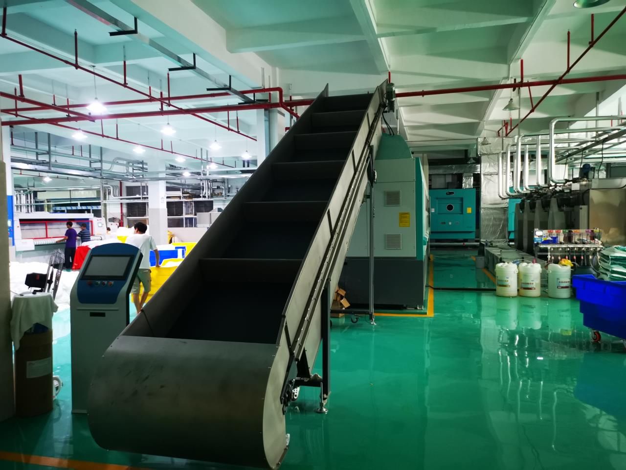 GZLIJING 4舱洗涤厂用隧道式洗衣龙