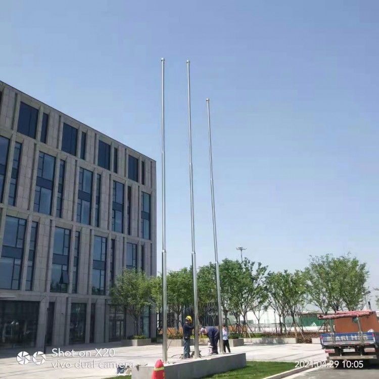 南平铝合金旗杆南平三节式变径旗杆南平一体成型锥形旗杆