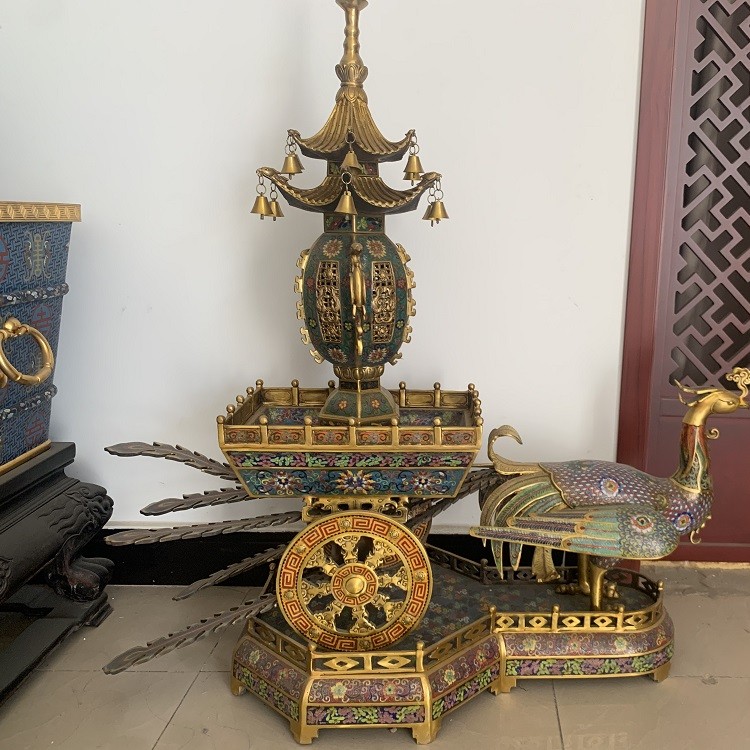 景泰蓝工艺品 景泰蓝厂家 景泰蓝花瓶摆件 景泰蓝纯手工制作