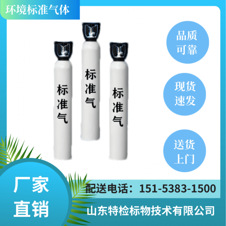 环保监测用标准气 高压充装气体 特检标物长期供应