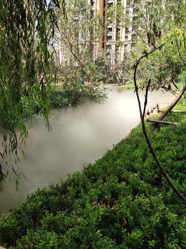 小区造雾