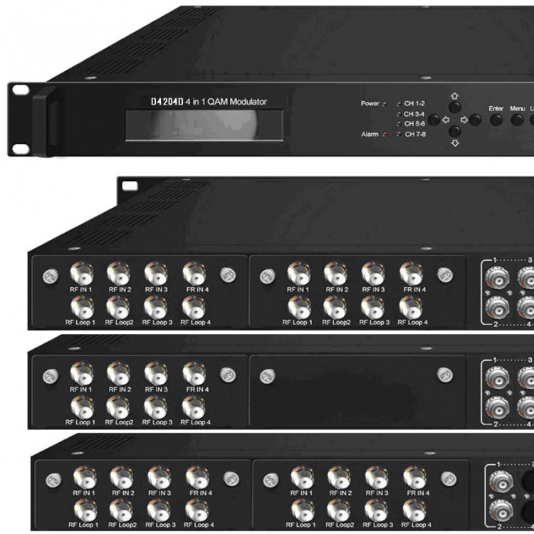 GAINCOM D4204D四合一复用加扰QAM调制器