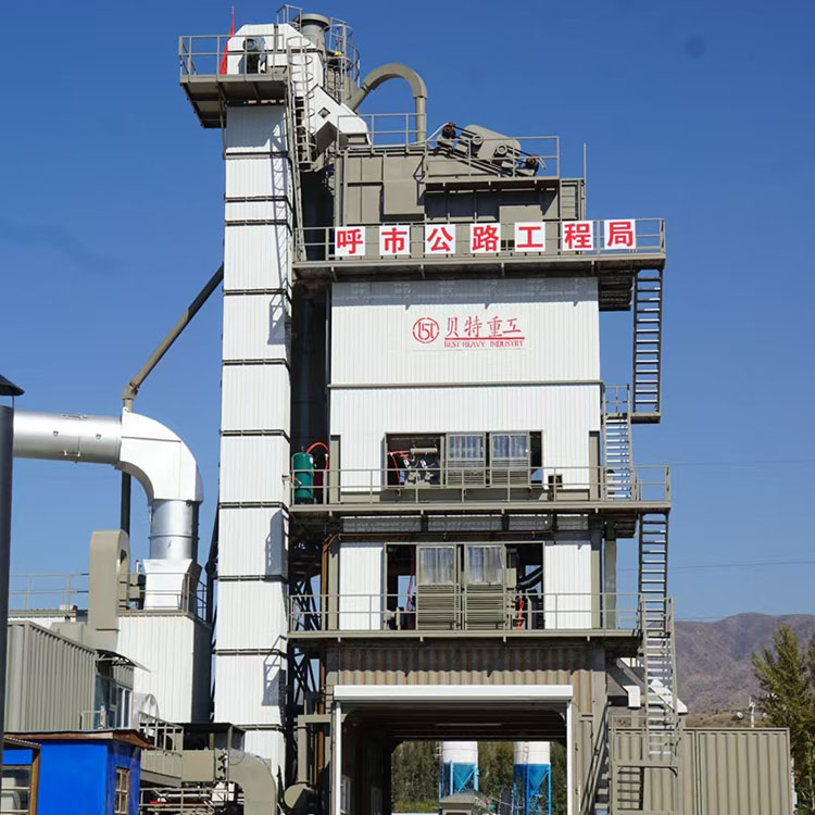Bitumen mixing station