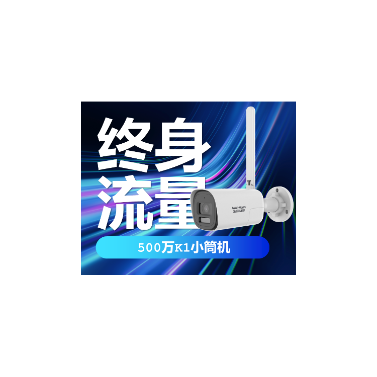 海康威视500万全彩终身流量网络摄像机K1P5M-GL
