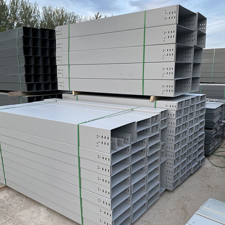 Fire-retardant powder-coated cable tray