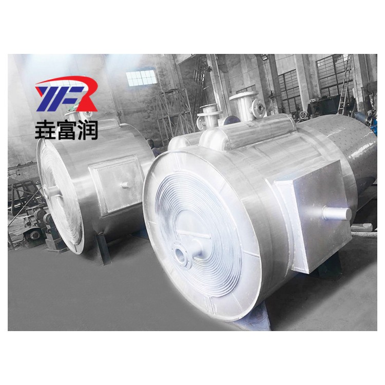 不可拆卧式螺旋板换热器