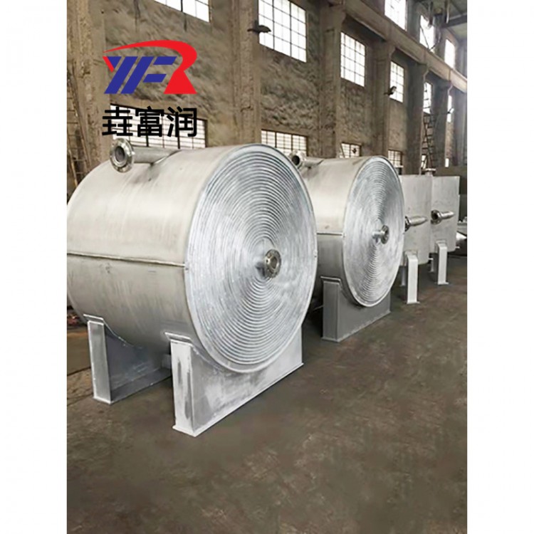 不可拆卧式螺旋板换热器