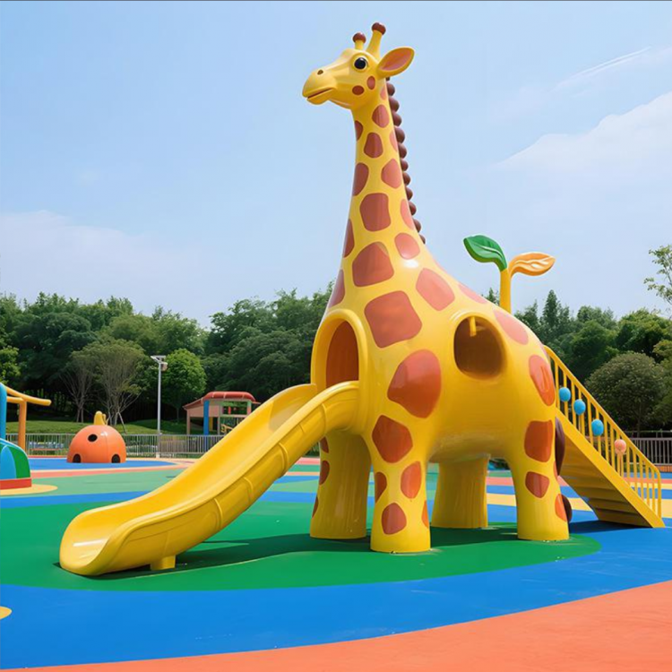 玻璃钢雕塑滑梯户外儿童游乐设施