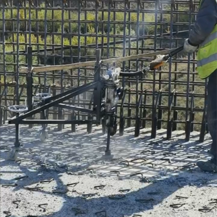 手推凿毛机 水泥地面剔凿拉毛机 混凝土打毛设备