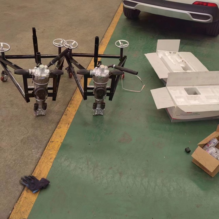 三脚架桥面凿毛机 强力手持气动锤凿岩机