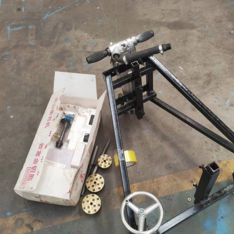 12尖合金凿毛头钎杆三角架凿毛机厂家 混凝土打毛机