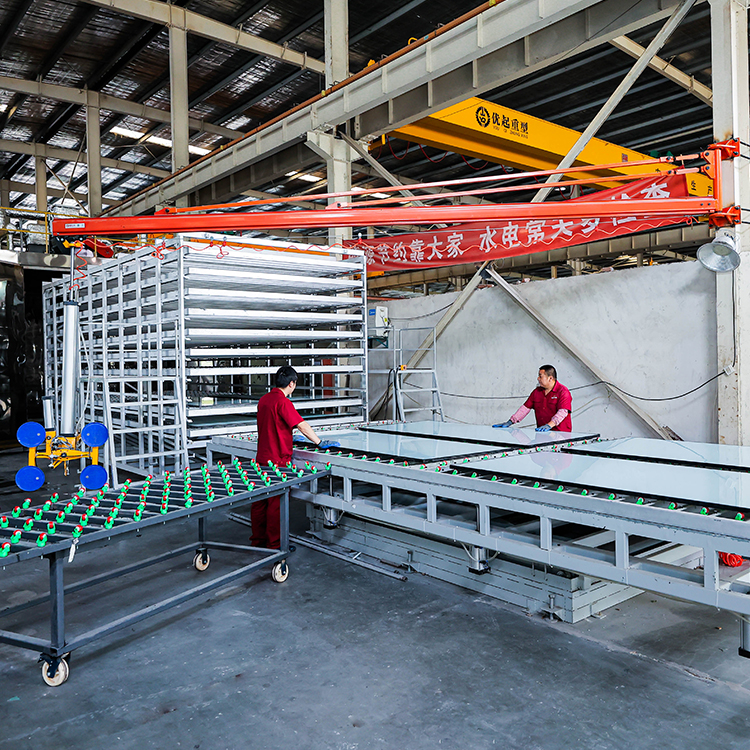 纳米硅防火玻璃3号生产线