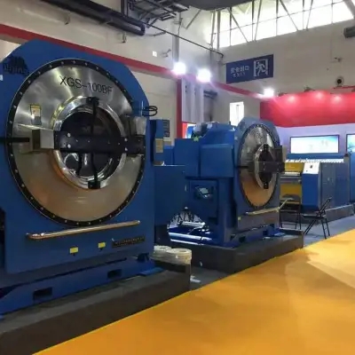 GZLIJING 200公斤全自动倒料倾斜式洗衣机设备