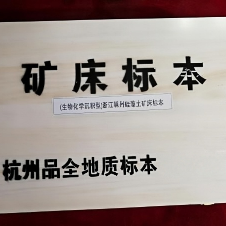 （生物化学沉积型）浙江嵊州硅藻土矿床标本