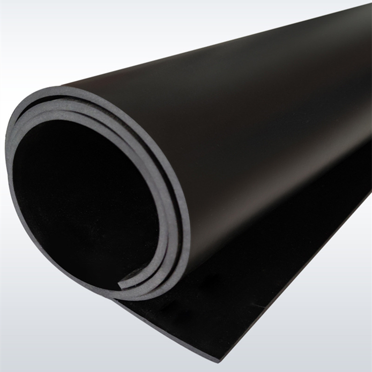 黑色工业橡胶板 防滑耐砸抗撕裂 美奂橡塑定制生胶板