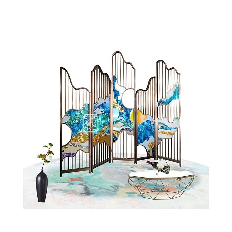 珐琅彩屏风直销