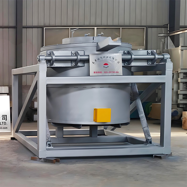 倾斜式坩埚熔铝炉