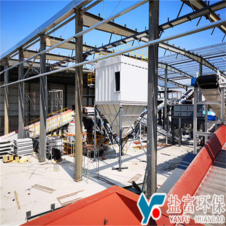 上海建筑垃圾再生利用除尘器现场
