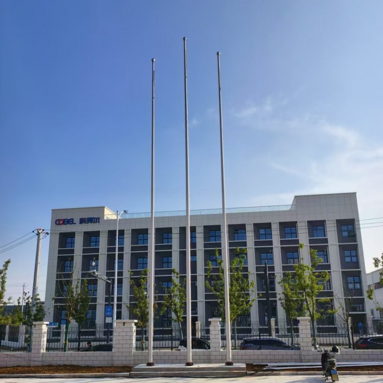 无锡电动锥形旗杆无锡顺风定位旗杆无锡户外广告旗杆