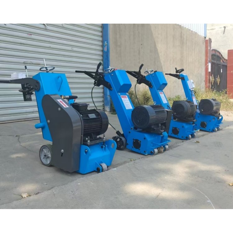 桥面手推铣刨机 柴油动力轻型液压自行走刨地机