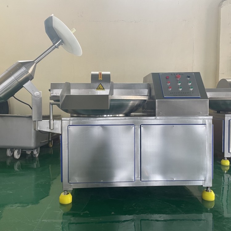 全自动不锈钢肉馅斩拌机 变频高速肉泥机