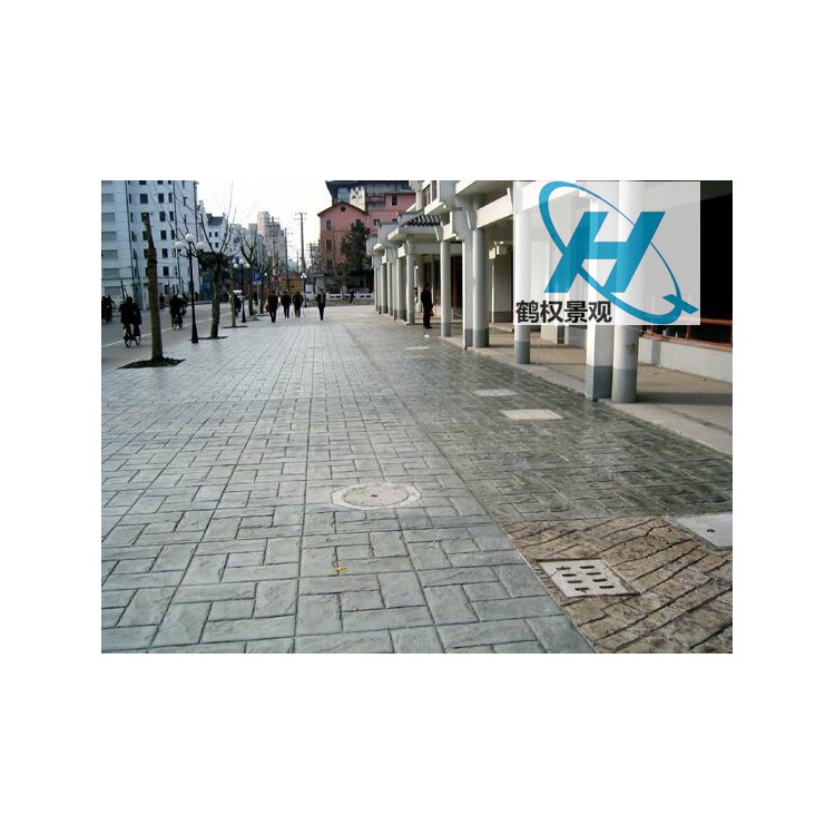 艺术压模地坪，压模地坪鹤权厂家