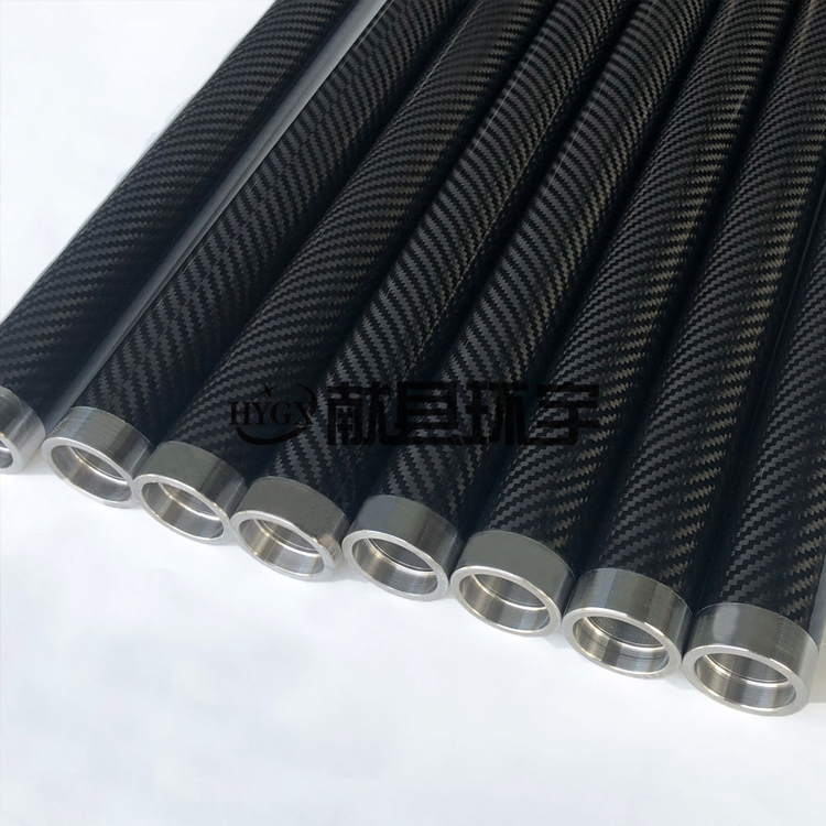 碳纤维辊轴 机械设备轴 超耐磨抗冲击 耐酸碱 高刚性