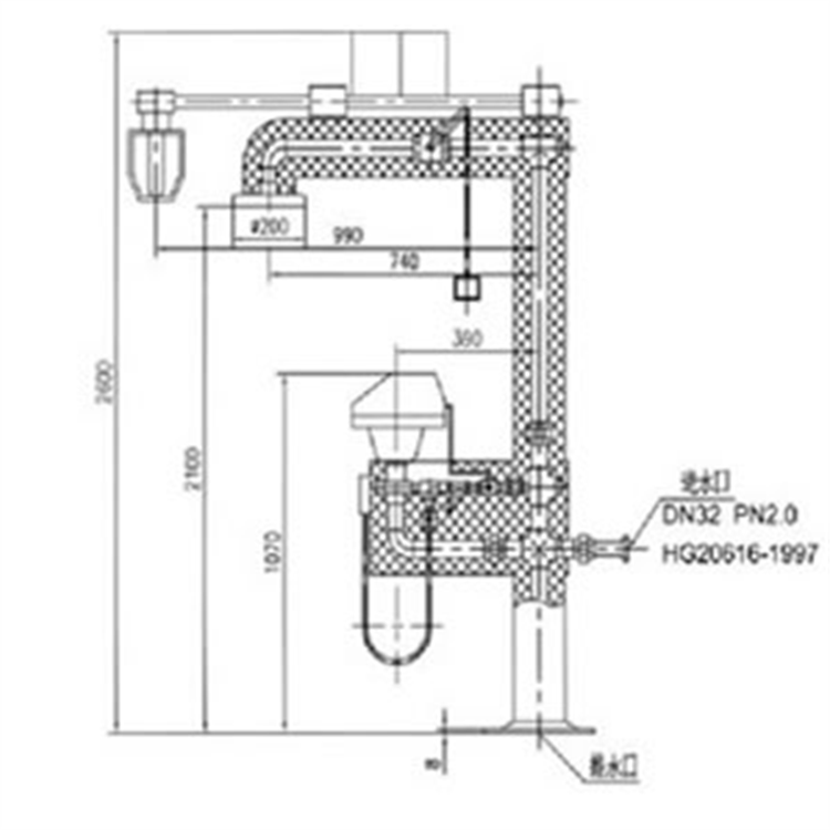 电伴热防冻复合式喷淋洗眼器