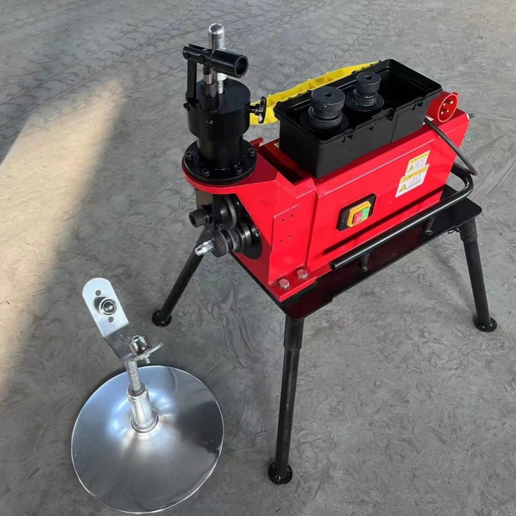380V电动液压滚槽机 50-325MM消防管道压槽机