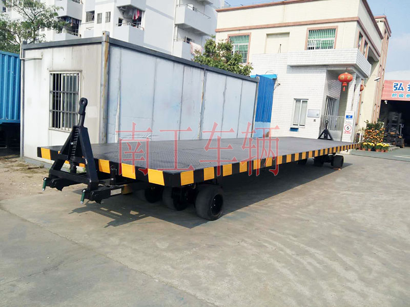 18吨双牵引平板拖车