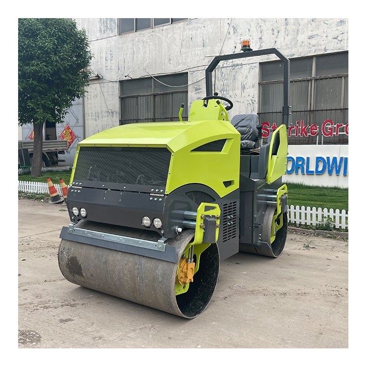 座驾式3吨压路机 乡村修路狭窄路面回填压实机 动力强劲