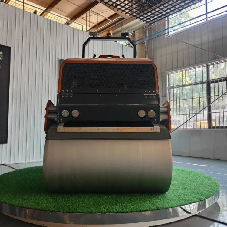 小型压路机3吨4吨震动手扶式振动单轮双轮工程座驾式压实机