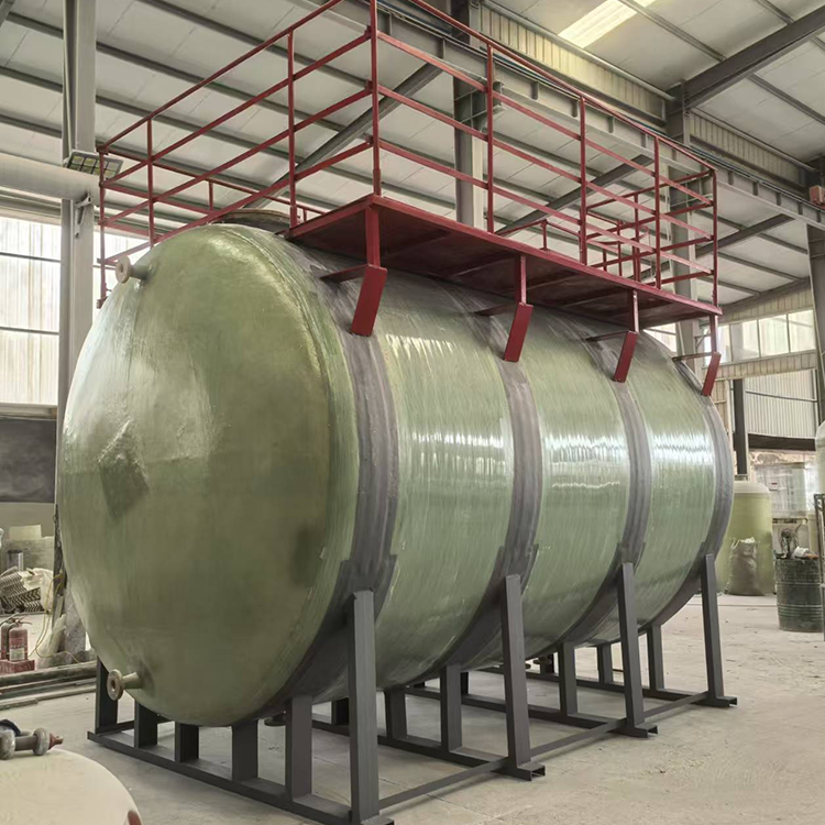 30m卧式玻璃钢液.碱罐