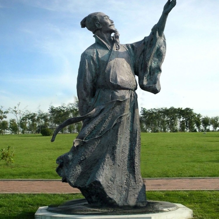 玻璃钢仿铜人物