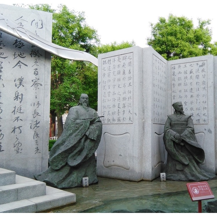 玻璃钢仿铜人物