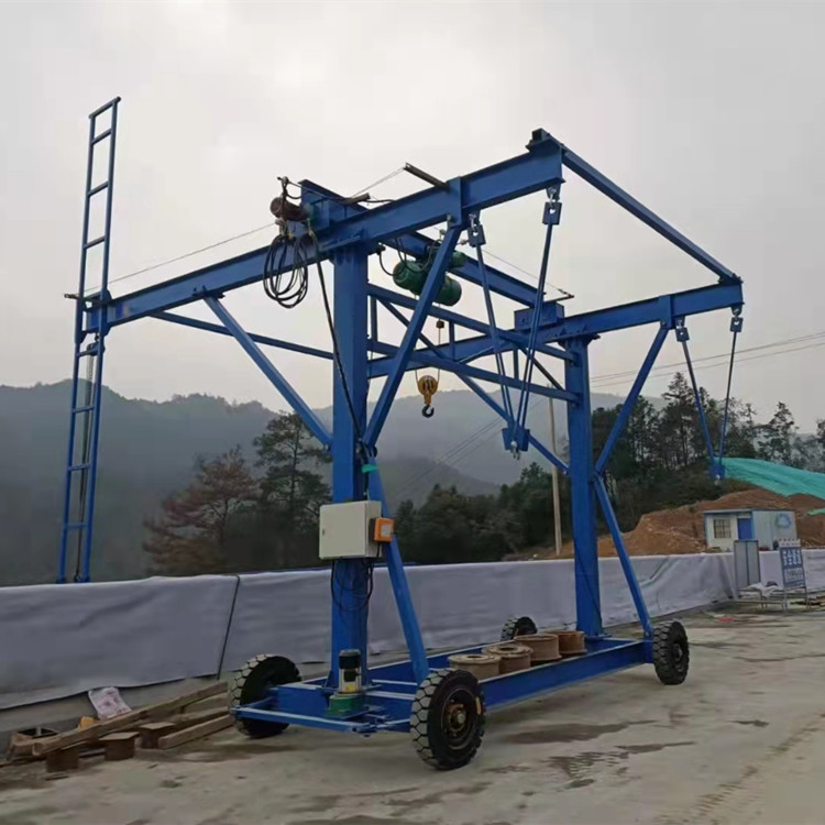Bridge construction hoisting trolley, collision wall dismantling and installation hoist manufacturer
