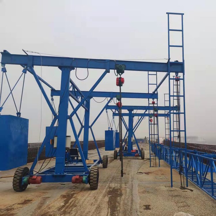 Mobile Wheel Base Electric Hoist Lifting Basket, Collision Wall Formwork Trolley